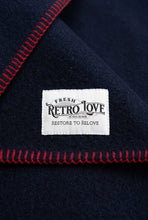 Load image into Gallery viewer, Dark Navy DOUBLE Pure Wool Blanket