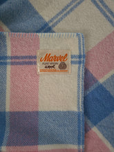 Load image into Gallery viewer, Soft Pink & Blue SINGLE New Zealand Wool Blanket