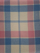 Load image into Gallery viewer, Soft Pink & Blue SINGLE New Zealand Wool Blanket