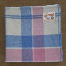 Load image into Gallery viewer, Soft Pink & Blue SINGLE New Zealand Wool Blanket
