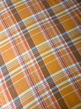 Load image into Gallery viewer, Retro Orange, Gold, Cream KING SINGLE Pure Wool Blanket (1 of 2)
