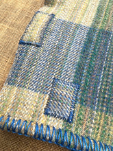 Load image into Gallery viewer, "End of Day" Multicolour Stripe SMALL SINGLE New Zealand Wool Blanket
