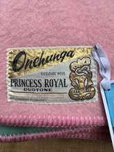 Load image into Gallery viewer, Wonderful DUOTONE! Ultra thick HEAVYWEIGHT DOUBLE NZ Wool Blanket