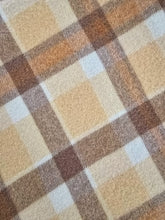 Load image into Gallery viewer, Gold-sand, Mustard, Cream and Copper DOUBLE New Zealand Wool Blanket