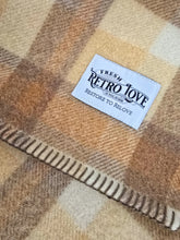 Load image into Gallery viewer, Gold-sand, Mustard, Cream and Copper DOUBLE New Zealand Wool Blanket