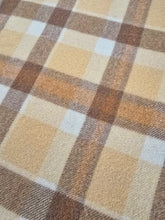 Load image into Gallery viewer, Gold-sand, Mustard, Cream and Copper DOUBLE New Zealand Wool Blanket