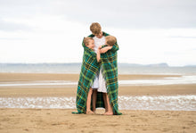 Load image into Gallery viewer, Adventure Awaits (New Wool) EVERGREEN Travel Rug NEW FOR SPRING SUMMER 2025