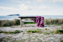 Load image into Gallery viewer, "Purple Rain" (New Wool) SINGLE New Zealand Wool Blanket