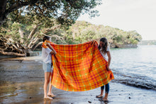Load image into Gallery viewer, "Tangy Fruits" (New Wool) SINGLE New Zealand Wool Blanket