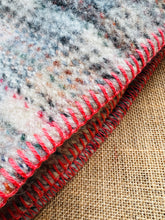 Load image into Gallery viewer, Very heavy "End of Day" Multicolour SMALL SINGLE New Zealand Wool Blanket