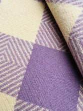 Load image into Gallery viewer, Lavender & Cream Twill SINGLE Daylesford NZ Wool Blanket