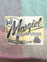 Load image into Gallery viewer, Check Pastel DOUBLE New Zealand Wool Blanket