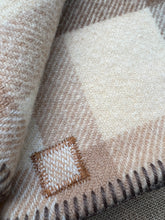Load image into Gallery viewer, Ultra Fluffy Naturals SINGLE Retro New Zealand Wool Blanket
