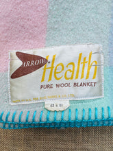 Load image into Gallery viewer, Pastel SINGLE Pure New Zealand Wool Blanket. **Bargain**
