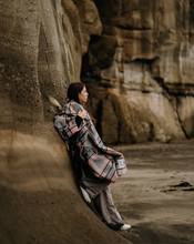 Load image into Gallery viewer, Adventure Awaits (New Wool) "SHELL COLLECTOR" Travel Rug