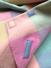 Load image into Gallery viewer, Light and Bright Candy Coloured SINGLE New Zealand Wool Blanket.