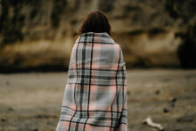 Load image into Gallery viewer, Adventure Awaits (New Wool) "SHELL COLLECTOR" Travel Rug