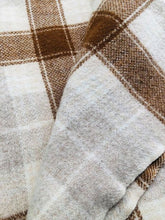 Load image into Gallery viewer, Oatmeal Naturals SINGLE Wool Blanket - Fresh Retro Love NZ Wool Blankets
