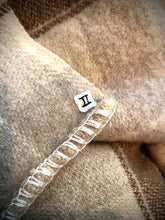 Load image into Gallery viewer, Oatmeal Naturals SINGLE Wool Blanket - Fresh Retro Love NZ Wool Blankets