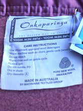 Load image into Gallery viewer, Mauve PAIR of DOUBLE Australian Wool Blankets. - Fresh Retro Love NZ Wool Blankets