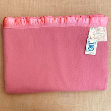 Load image into Gallery viewer, Coral Pink Extra Large KING Australian Wool Onkaparinga Blanket. - Fresh Retro Love NZ Wool Blankets