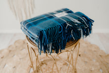Load image into Gallery viewer, Adventure Awaits (New Wool): "Double Denim" TRAVEL RUG