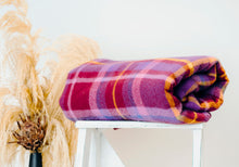 Load image into Gallery viewer, "Purple Rain" (New Wool) KNEE RUG/COT **SECOND, ONE AVAILABLE**
