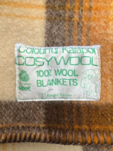 Load image into Gallery viewer, Golden Warm Poppa Styles SMALL SINGLE/THROW New Zealand Wool Blanket