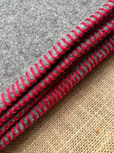 Load image into Gallery viewer, UNION STEAMSHIP Army Mid Grey SINGLE New Zealand Wool Blanket COLLECTIBLE