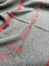 Load image into Gallery viewer, UNION STEAMSHIP Army Mid Grey SINGLE New Zealand Wool Blanket COLLECTIBLE