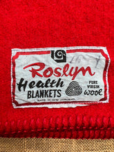 Load image into Gallery viewer, Fire Engine Red SINGLE Pure Wool Blanket