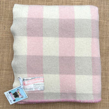 Load image into Gallery viewer, Pastel Light SMALL SINGLE/COT NZ Wool Blanket