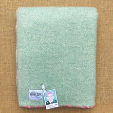 Load image into Gallery viewer, Vintage Softie Mint SINGLE New Zealand Wool Blanket