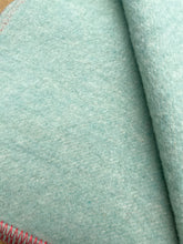 Load image into Gallery viewer, Vintage Softie Mint SINGLE New Zealand Wool Blanket