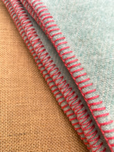 Load image into Gallery viewer, Vintage Softie Mint SINGLE New Zealand Wool Blanket