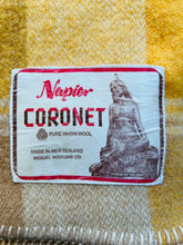 Load image into Gallery viewer, Thick Napier with Pania of the Reef Label KING SINGLE New Zealand Wool Blanket