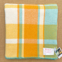 Load image into Gallery viewer, WINNER Bright Plaid SINGLE New Zealand Wool Blanket