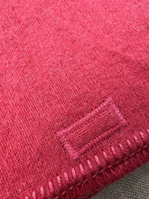 Load image into Gallery viewer, Super Soft Salmon Pink DOUBLE Pure Wool Blanket