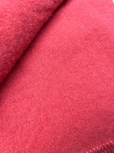 Load image into Gallery viewer, Super Soft Salmon Pink DOUBLE Pure Wool Blanket