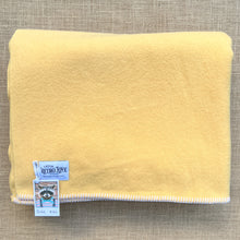 Load image into Gallery viewer, Sunshine Yellow DOUBLE/QUEEN Pure New Zealand Wool Blanket