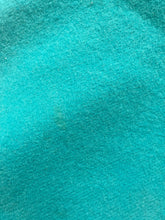 Load image into Gallery viewer, Bright Turquoise DOUBLE New Zealand Wool Blanket