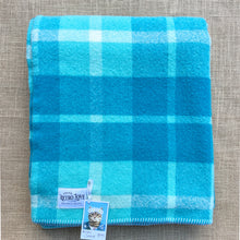 Load image into Gallery viewer, AS NEW Pacific Plaid SINGLE New Zealand Wool Blanket