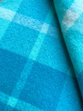 Load image into Gallery viewer, AS NEW Pacific Plaid SINGLE New Zealand Wool Blanket (Kaiapoi Label)