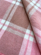 Load image into Gallery viewer, Rose Pink & Rouge SINGLE New Zealand Wool Blanket