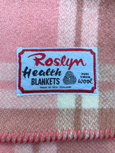Load image into Gallery viewer, Rose Pink & Rouge SINGLE New Zealand Wool Blanket