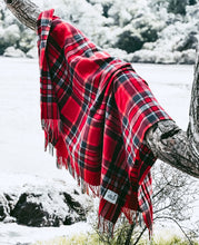 Load image into Gallery viewer, Adventure Awaits (New Wool): Black Sand Sunset TRAVEL RUG