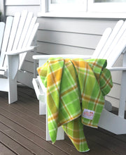 Load image into Gallery viewer, Winegum Collection: Fresh Citrus Love BRAND NEW Wool Blanket by Fresh Retro Love - Fresh Retro Love NZ Wool Blankets