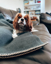 Load image into Gallery viewer, Hot Coal LIMITED RELEASE, NEW NZ Wool Blanket KNEE/THROW Size