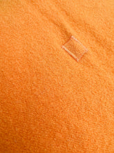 Load image into Gallery viewer, Vibrant Orange SINGLE New Zealand Wool Blanket
