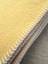 Load image into Gallery viewer, Sunshine Light Gold DOUBLE New Zealand Wool Blanket